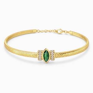 Yeşil Royal Bileklik / Sarı