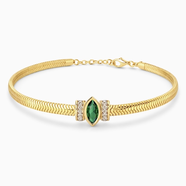 Yeşil Royal Bileklik / Sarı