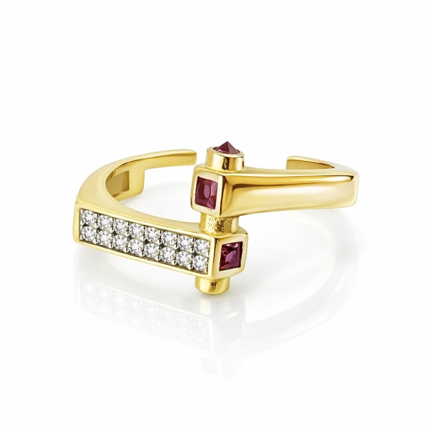 Ruby Rosie Yüzük  / Sarı