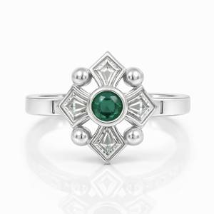 Yeşil Grandma Serçe Yüzük