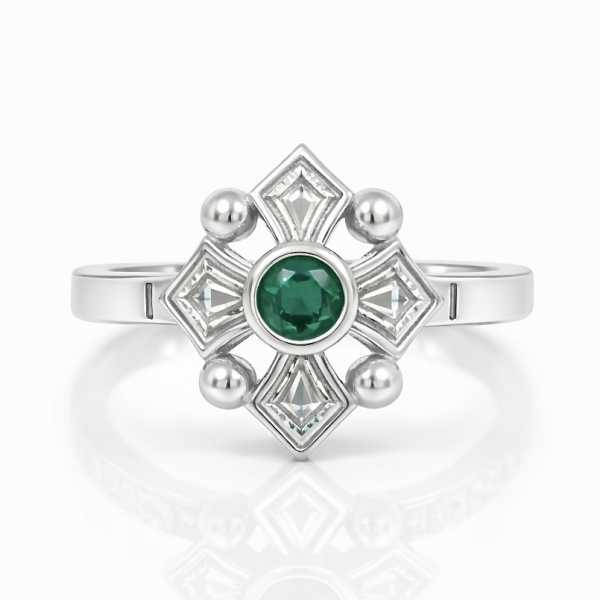 Yeşil Grandma Serçe Yüzük