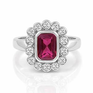 Fuşya Begi Flow Yüzük 