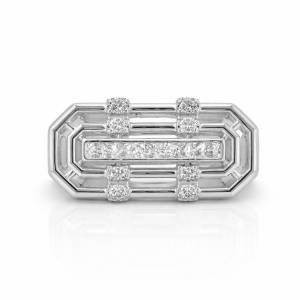 Big Strip Line Yüzük 