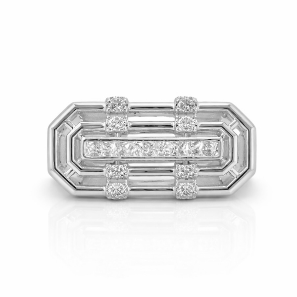 Big Strip Line Yüzük 