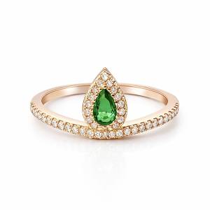 Yeşil Damla Yüzük