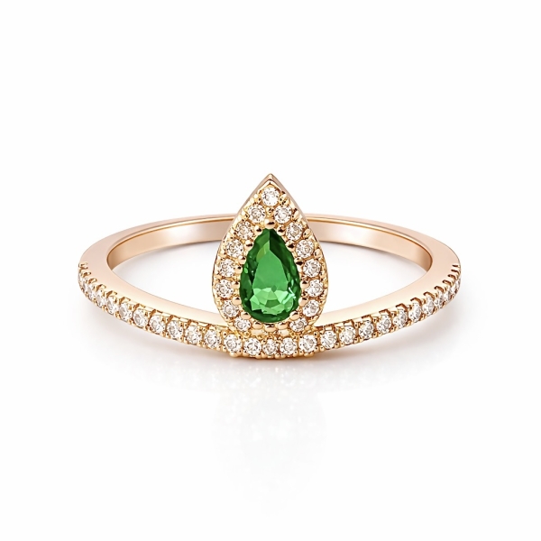 Yeşil Damla Yüzük