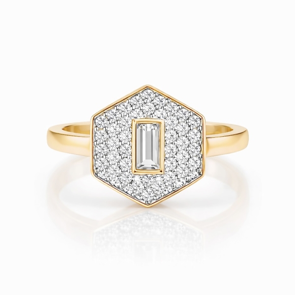 Begi Pave Serçe Yüzük 