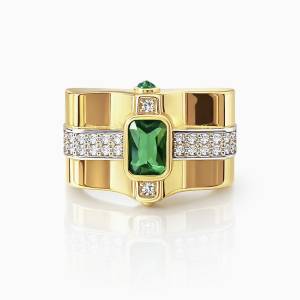 Yeşil Viktorya Yüzük 