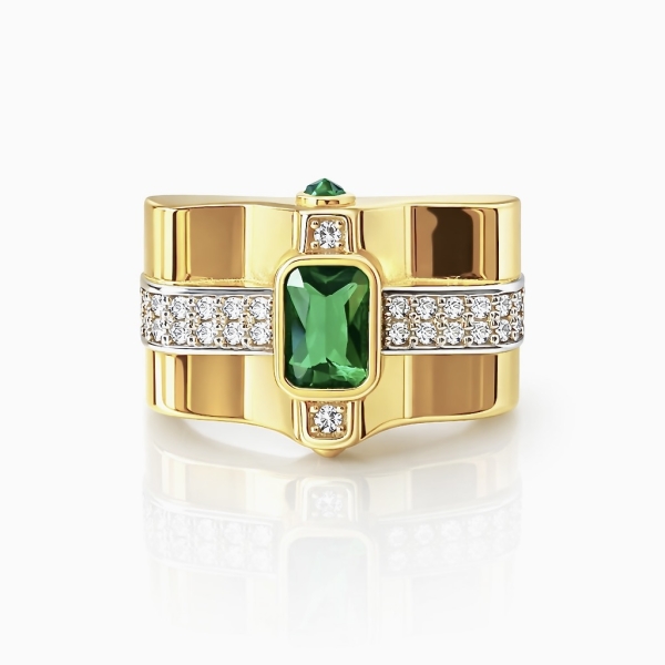 Yeşil Viktorya Yüzük 