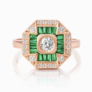 Yeşil Big Bella Yüzük 