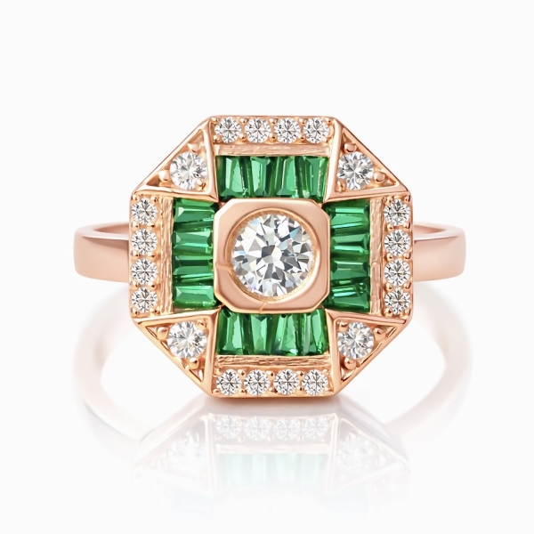 Yeşil Big Bella Yüzük 