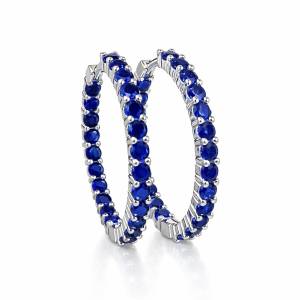 Mavi Tamtur Via Halka Küpe