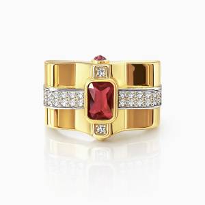 Fuşya Viktorya Yüzük