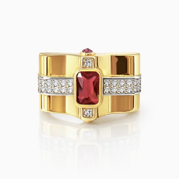 Fuşya Viktorya Yüzük