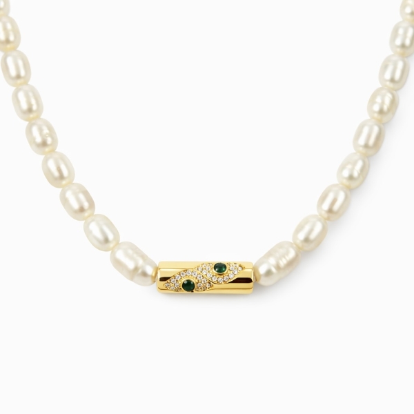 Göz Roller İnci Kolye