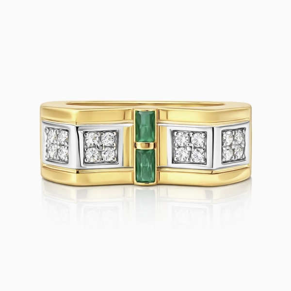 Yeşil Begi Metis Yüzük / Sarı