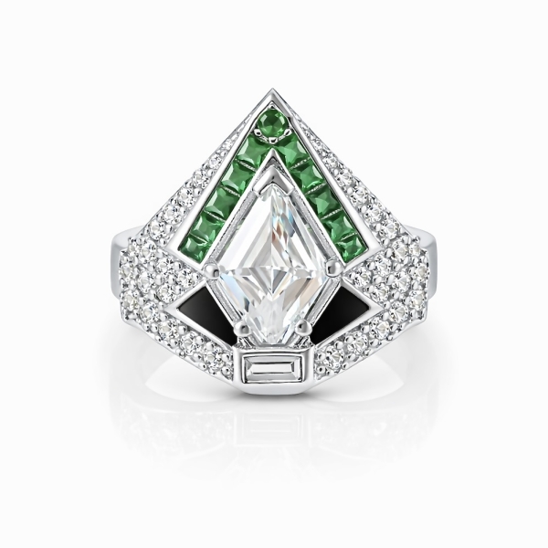 Yeşil Begi Trigon Yüzük