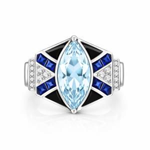 Mavi Begi Aqua Markiz Yüzük 