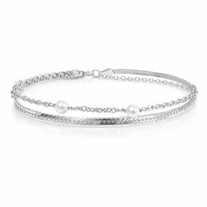 İnci Tasarım İkili Bileklik 