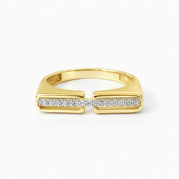 Şerit Yüzük / Sarı