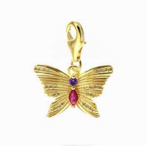 İthal Butterfly Charm