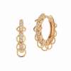 İthal Circle Hoop Küpe (Rose)