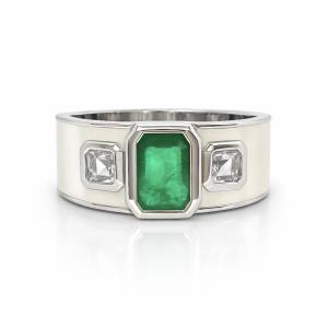 Yeşil Baget Beyaz Yüzük