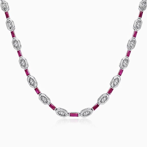 Fuşya Begi Eyes Kolye