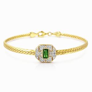 Sofia Yeşil  Bileklik / Sarı