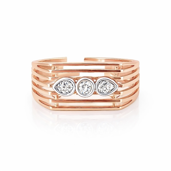 Iris Line Yüzük / Rose