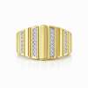 Çizgi Plain Yüzük / Sarı