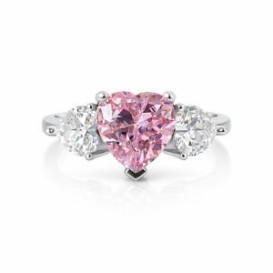 Pink Dream Heart Yüzük 