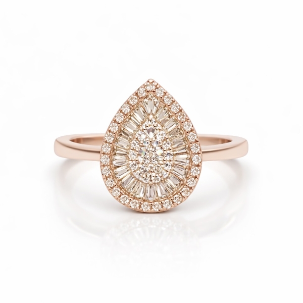 Baget Damla Yüzük / Rose