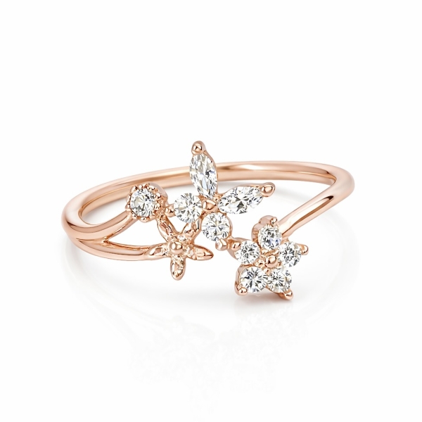 Daisy Kelebek Yüzük