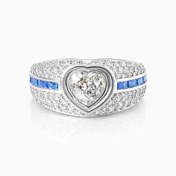 Aqua Begi Kalp Yüzük