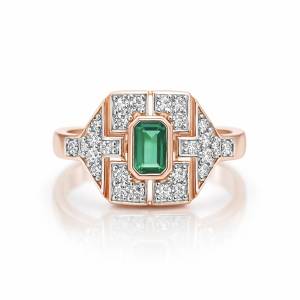 Yeşil Begi Sofia Yüzük / Rose