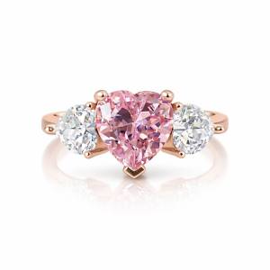 Pink Dream Heart Yüzük / Rose