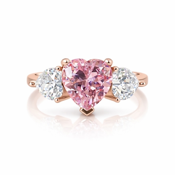 Pink Dream Heart Yüzük / Rose