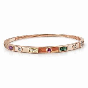 Color Mix Begi Bezel Kelepçe Bileklik