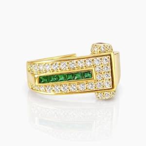 Yeşil Begi Rosie Yüzük 