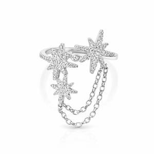 Çift Zincirli Yıldız Yüzük 