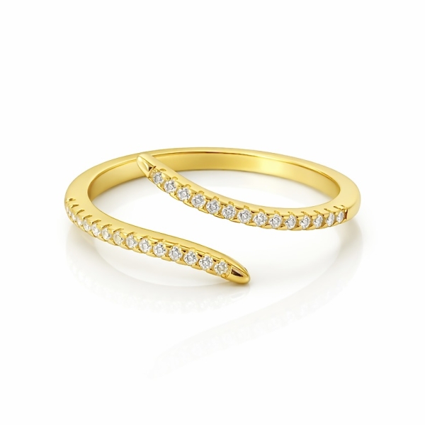 Spiral Yüzük / Sarı