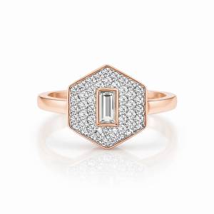 Begi Pave Serçe Yüzük / Rose