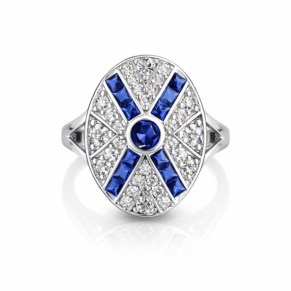 Mavi Nancy Serçe Yüzük 