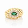 Yeşil Queen Yüzük / Sarı