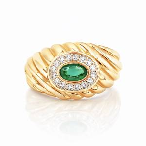 Yeşil Queen Yüzük / Sarı