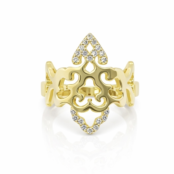 Motif Yüzük 2 / Sarı