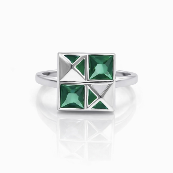 Yeşil Debby Serçe Yüzük