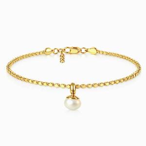 İnci Tasarım Bileklik 2 / Sarı