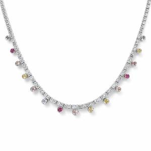 Color Mix Bezel Suyolu Kolye